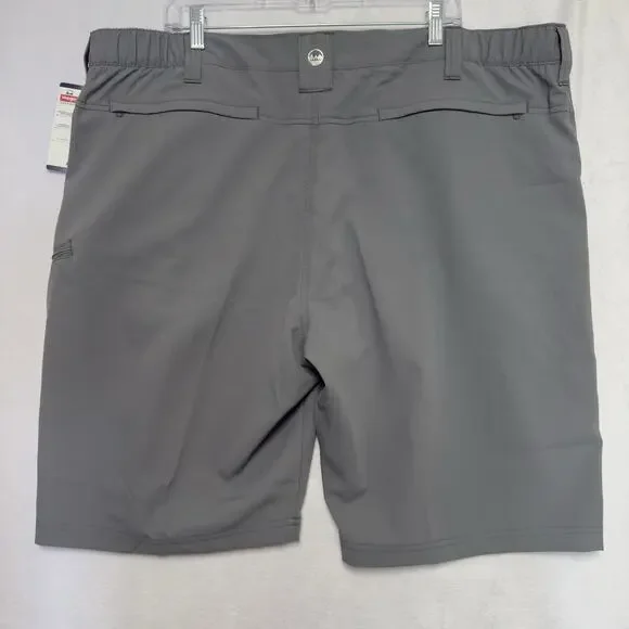 Wrangler Outdoor Field Utility Shorts Mens 44 Relaxed Fit Cargo Zip Pockets Gray - Picture 3 of 12